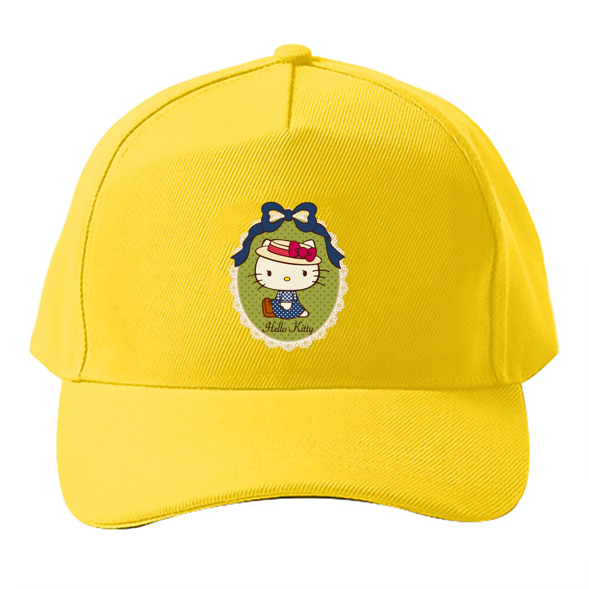 （画像用） Hello Kitty ハローキティ ベースボールキャップ 綿100％ 男女兼用 帽子 スポーツ